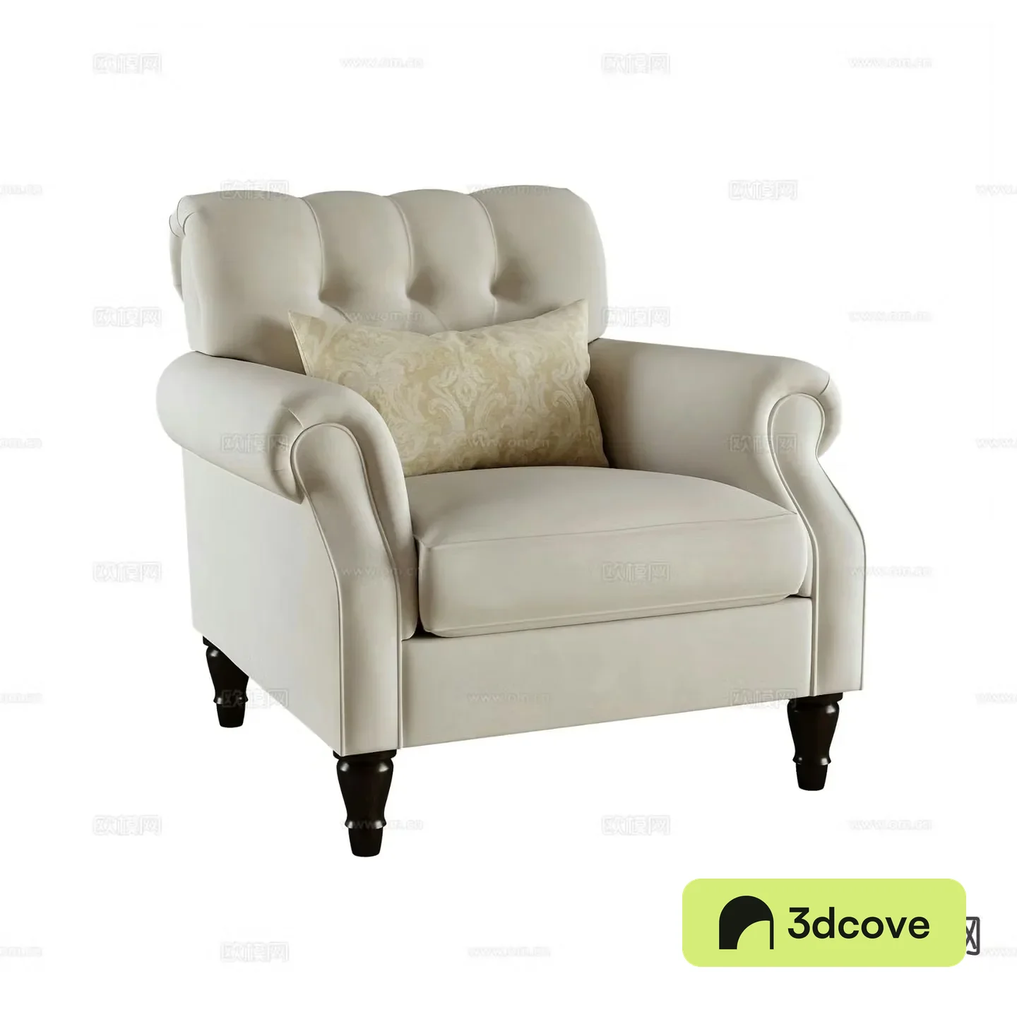 American single sofa armchair
