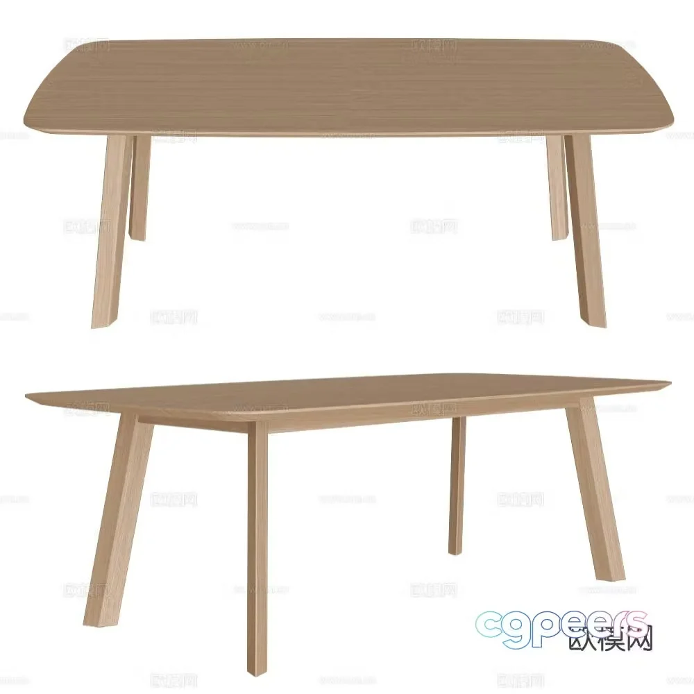 Prostoria dining table 3d model