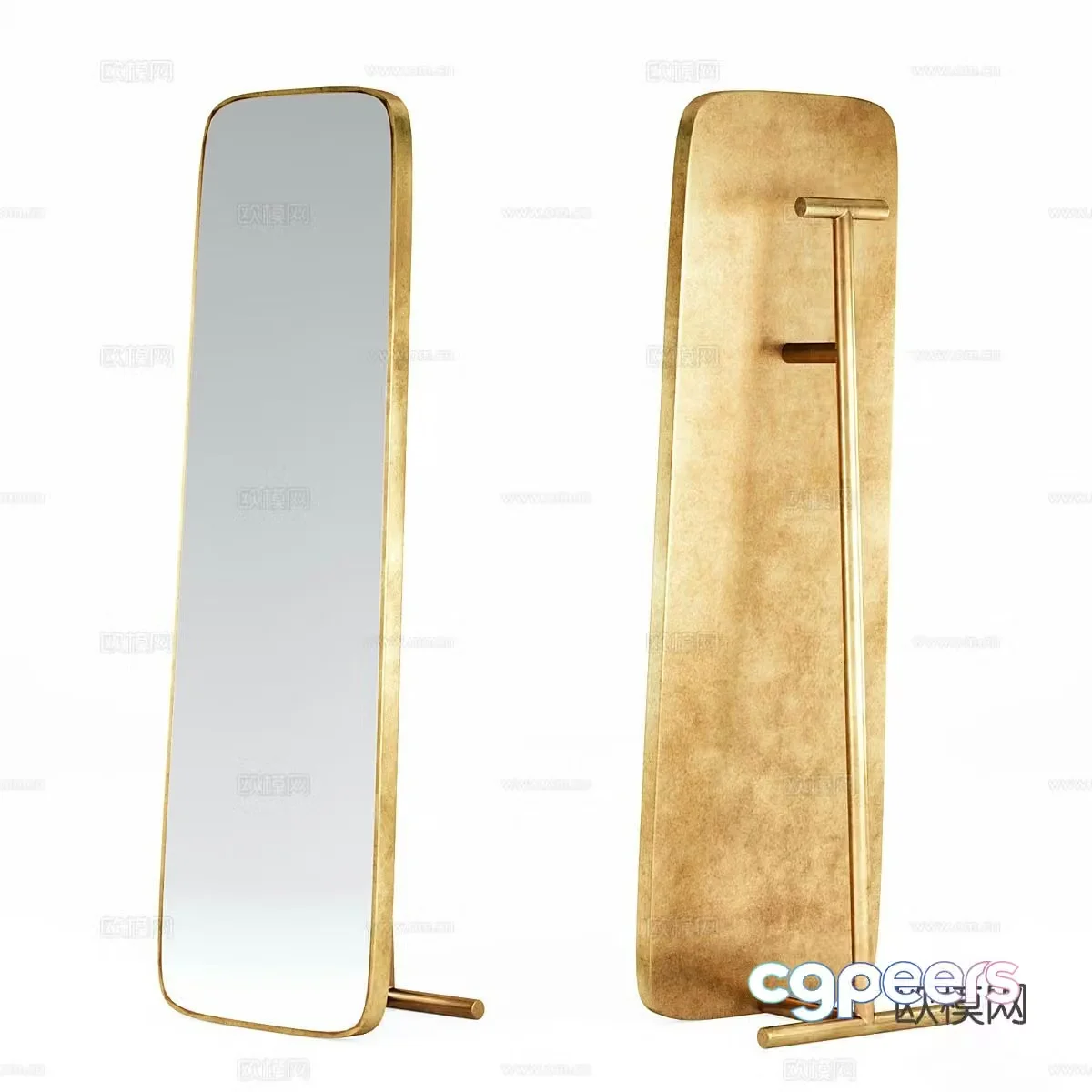 Mirror full length mirror floor mirror full length mirror 3d model