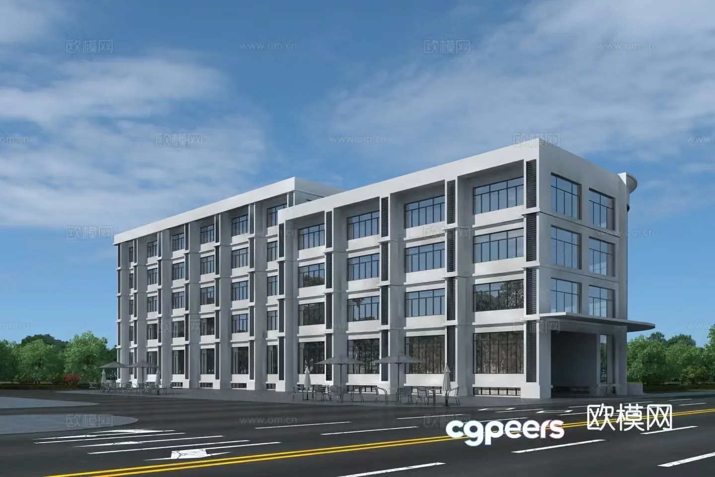 Office building 3d model