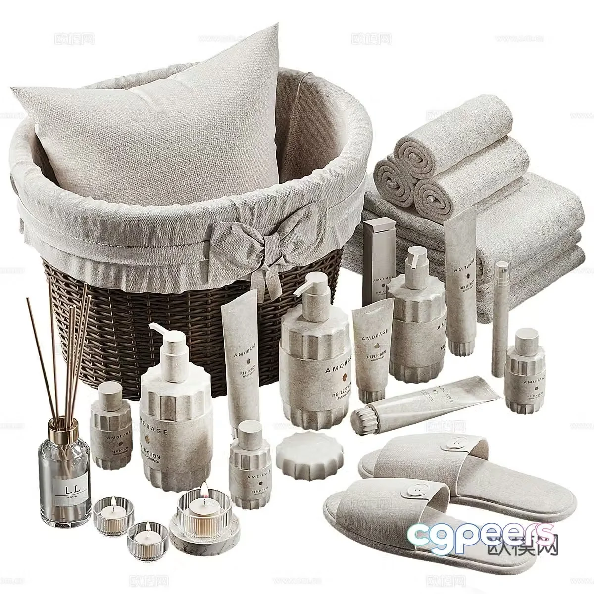 Toiletries Toiletries Toiletries Toiletries Bathroom Small Parts Bathroom Ornaments Bathroom Ornaments 3D Model