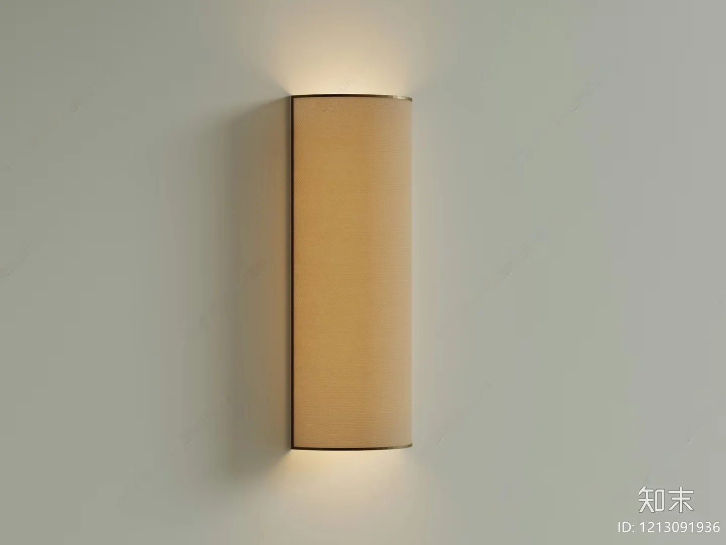 A Beige Wall Sconce 3D Model – 7699 – VRAY Render