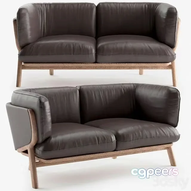 3ds Max Free – STANLEY 2 Seat Sofa