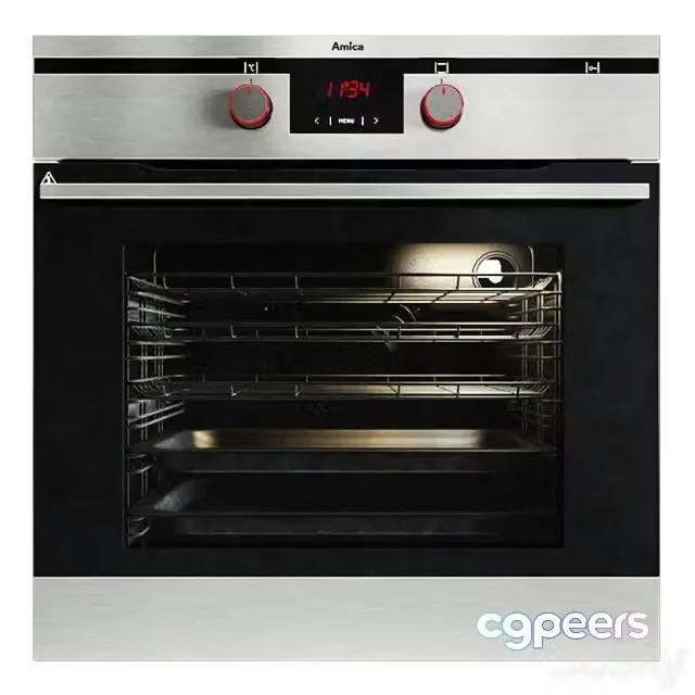 3ds Max Free – Amica Integra EB7542 Kitchen Oven