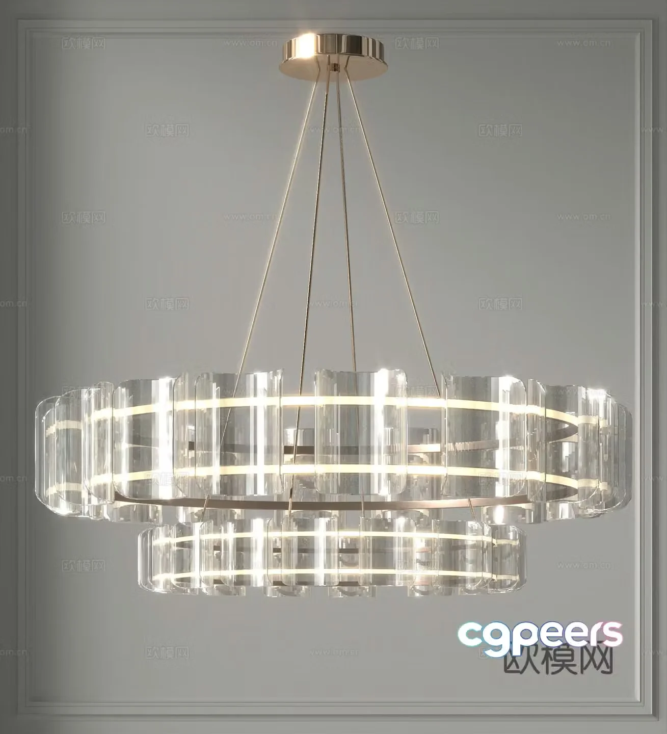 Lamps Chandelier Lighting Decorative Lights 3D Model
