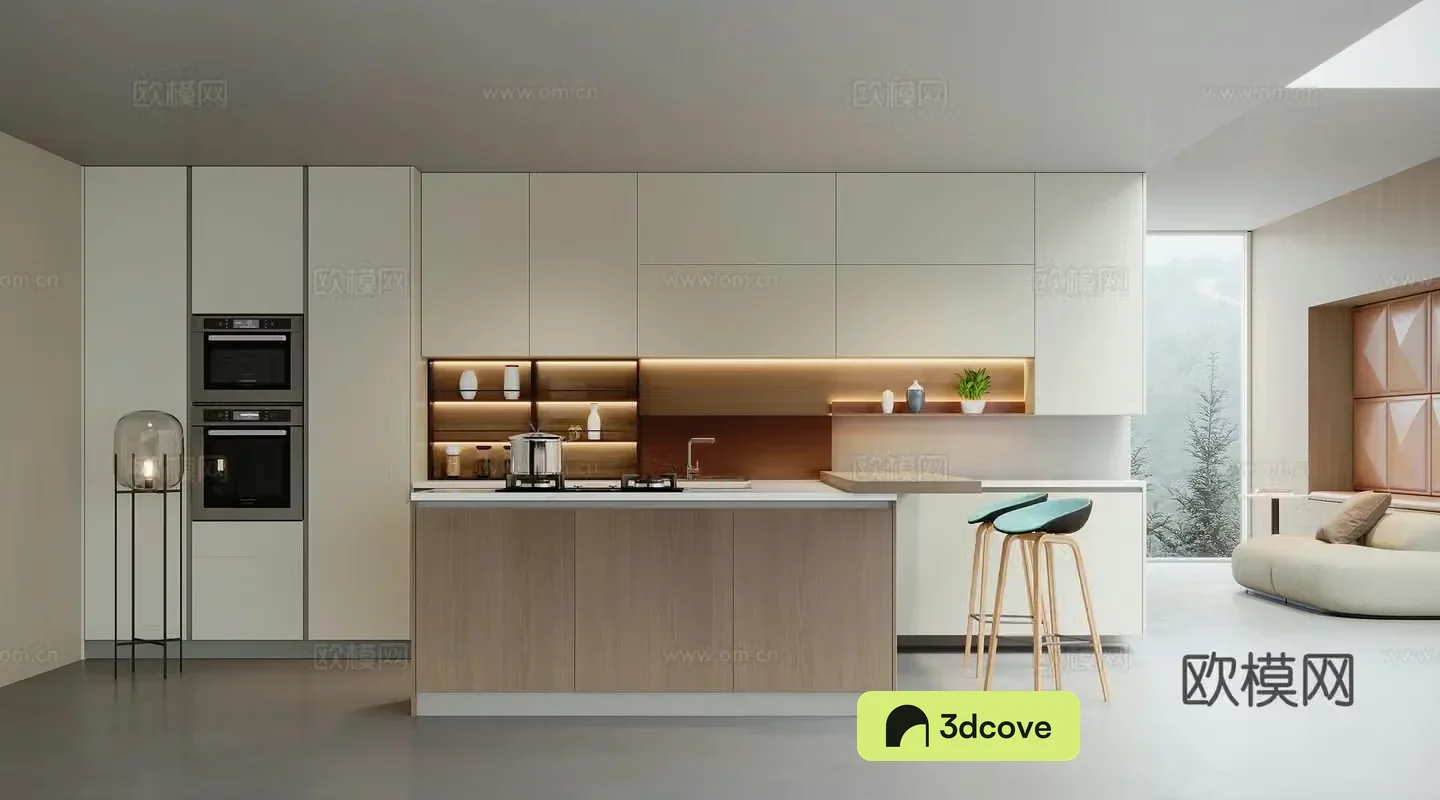 Modern home kitchen