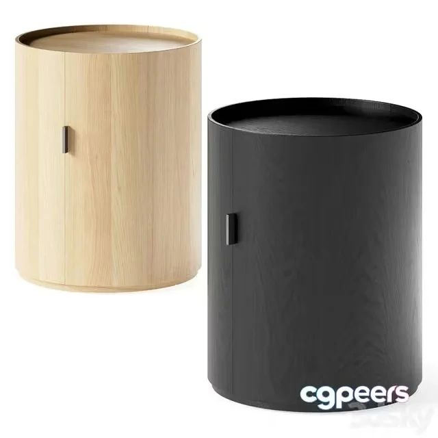 3ds Max Free – Living Divani Moon Bedside Table
