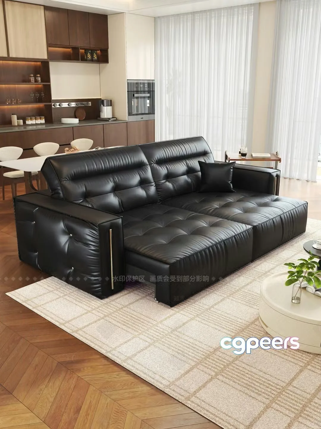 Modern Living Room 3D Model – 4151 – VRAY Render