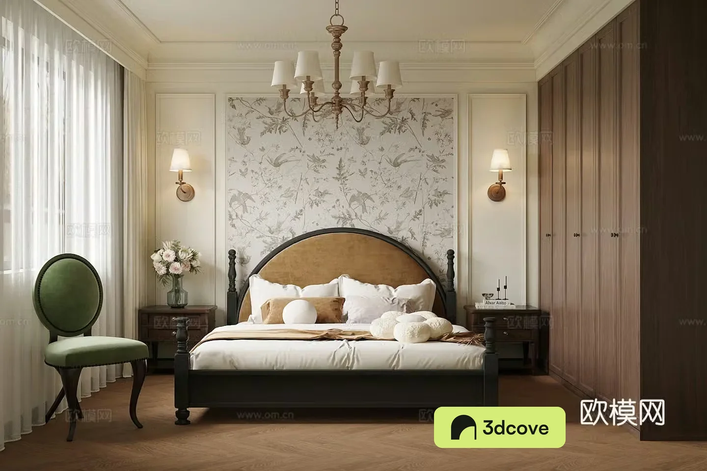French home bedroom master bedroom