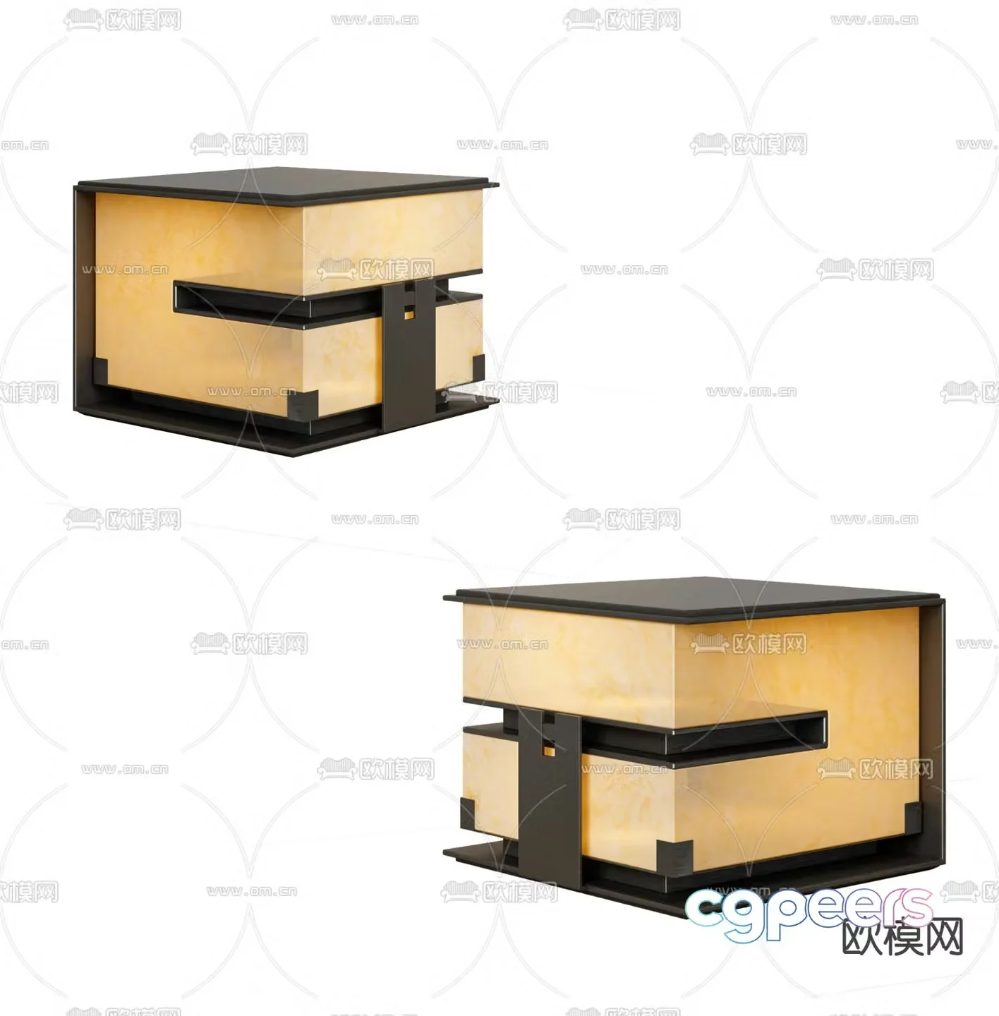 Metal desk lamp lamp 3d model