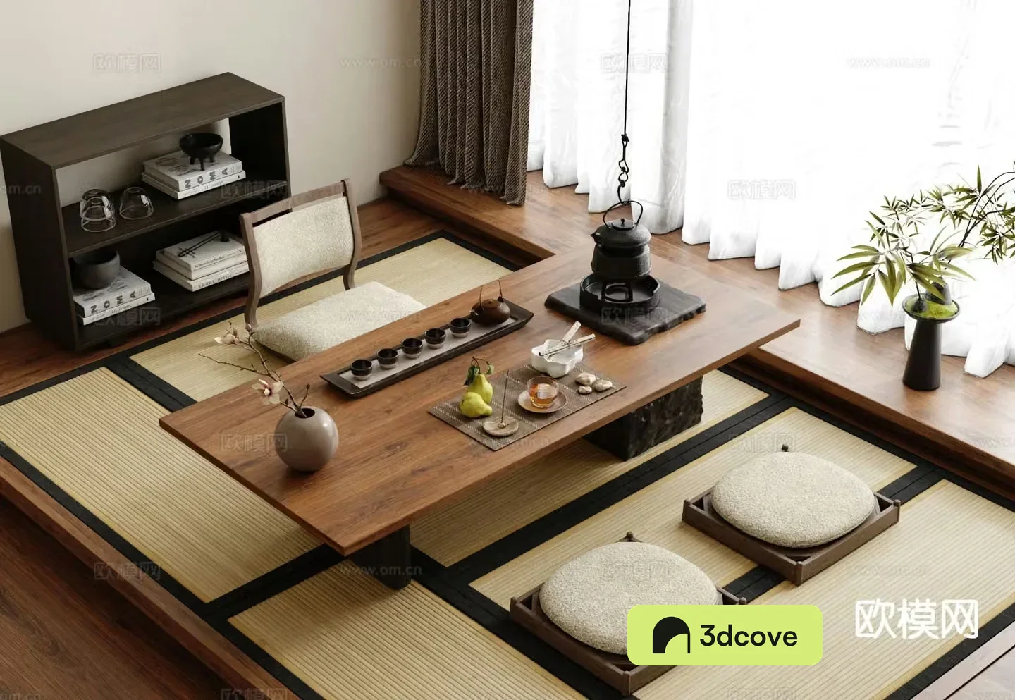 New Chinese style tatami tea table
