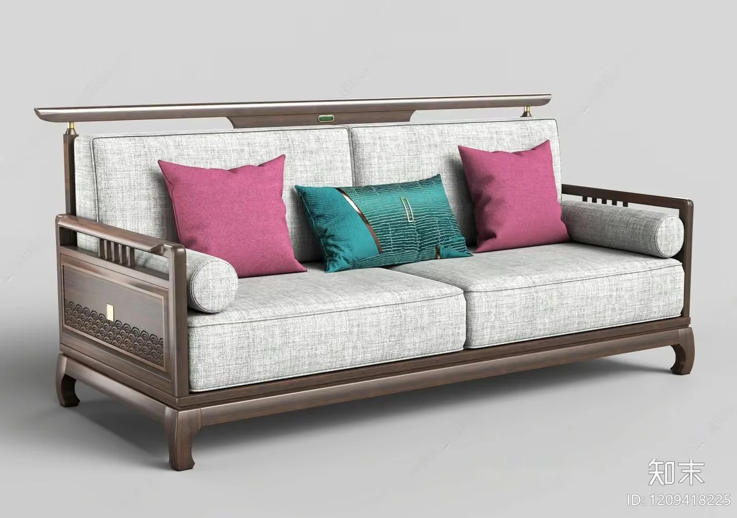 Cozy Living Room Sofa 3D Model – 15237 – VRAY Render