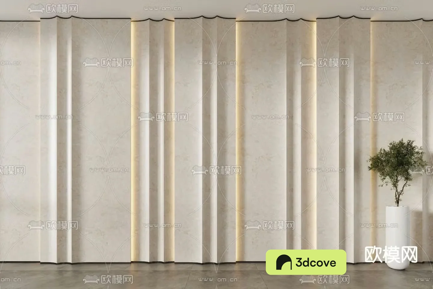 New Chinese marble background wall