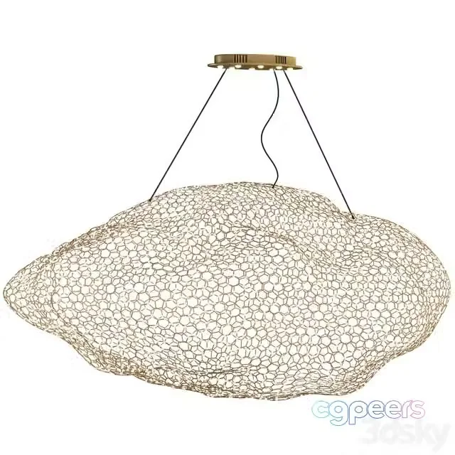 3ds Max Free – LED Cloud Chandelier Collection