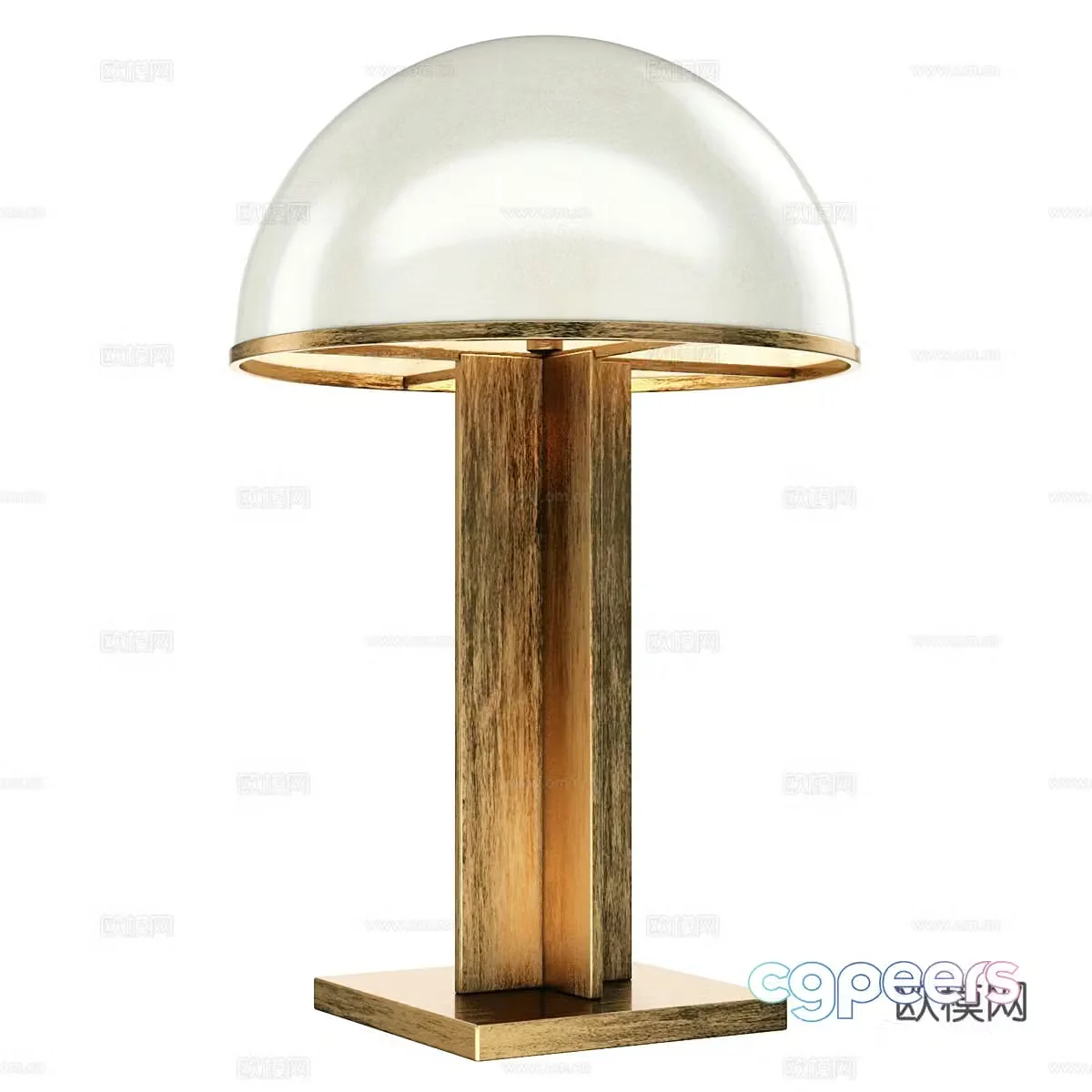 Light luxury table lamp 3D model