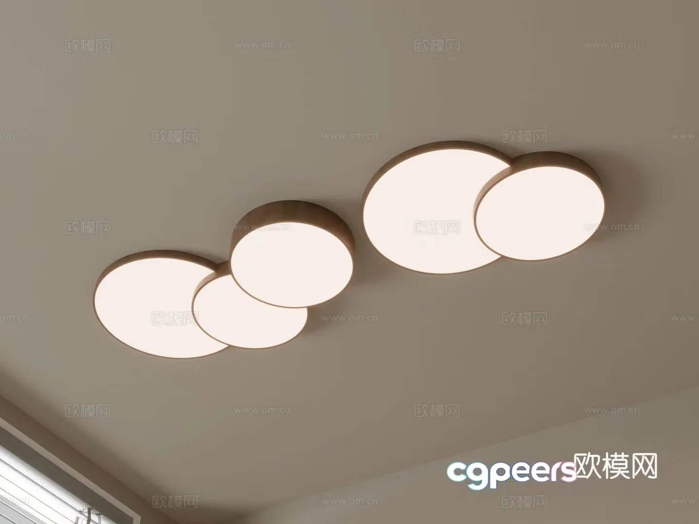 Modern ceiling lamp living room lamp 3d model