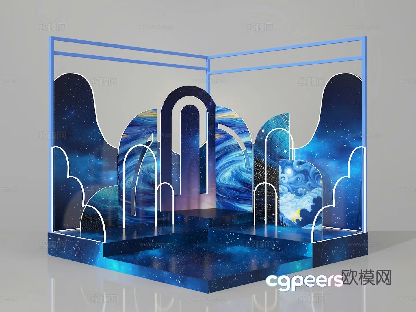 Commercial presentation 3D model