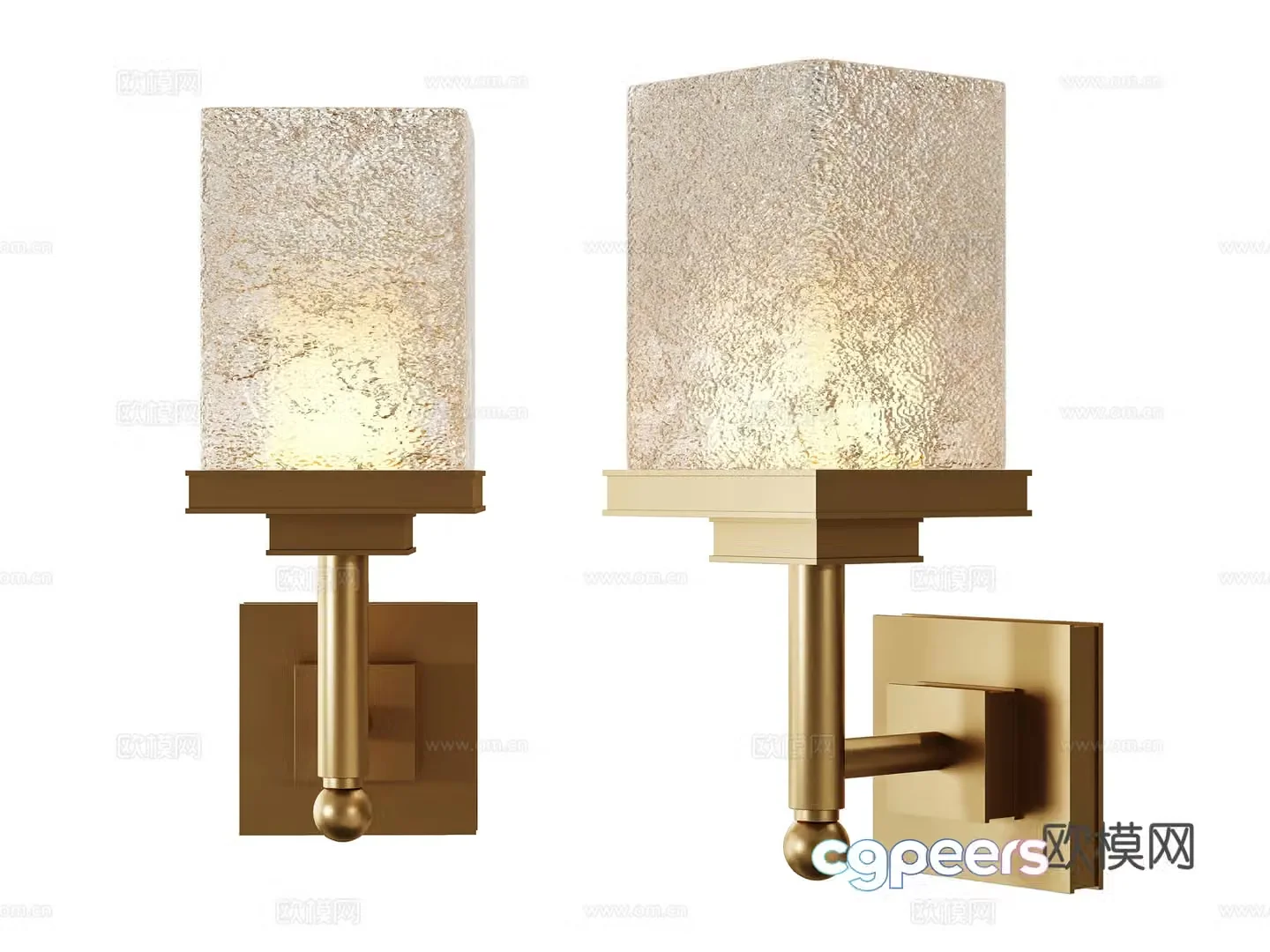 Modern wall lamp 3d model