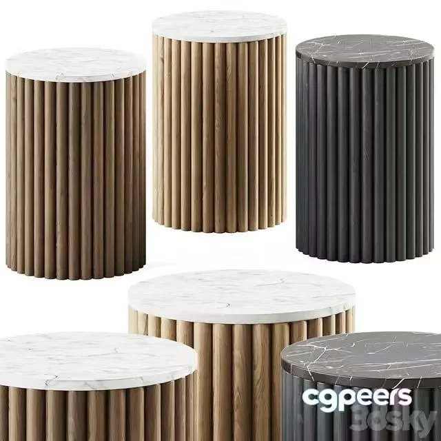 3ds Max Free – Cazarina Hogre Side Table