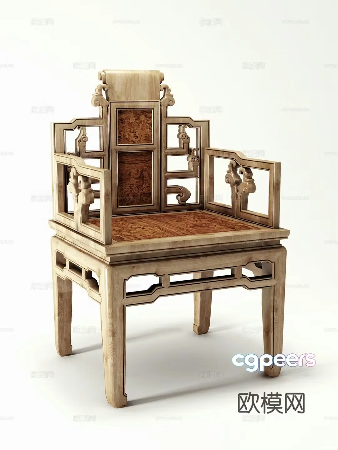 Chinese chair 3D model