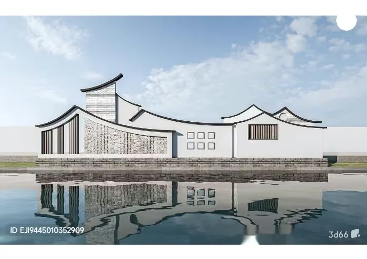 Traditional Asian Building 3D Model – 4783 – VRAY Render