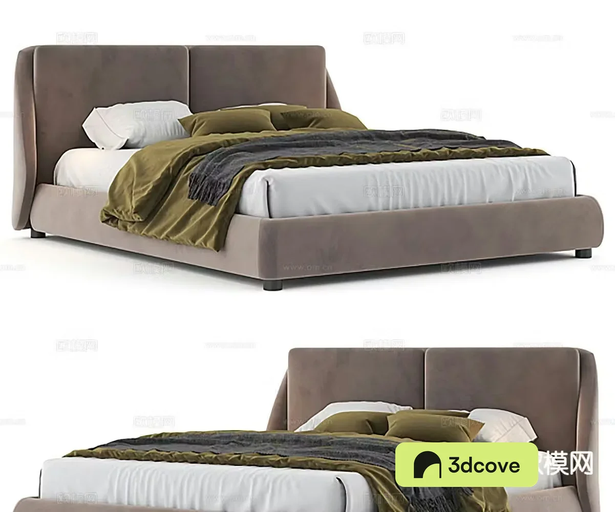 Modern double bed