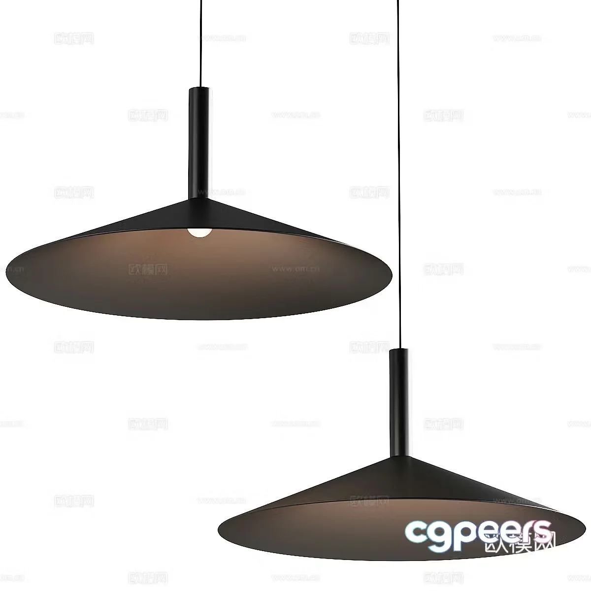New Chinese craft chandelier 3D model