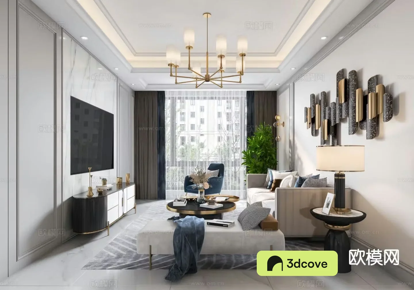 Light luxury restaurant