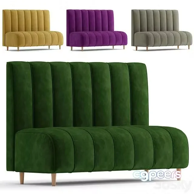 3ds Max Free – Straight sofa Ralph Inmyroom.ru