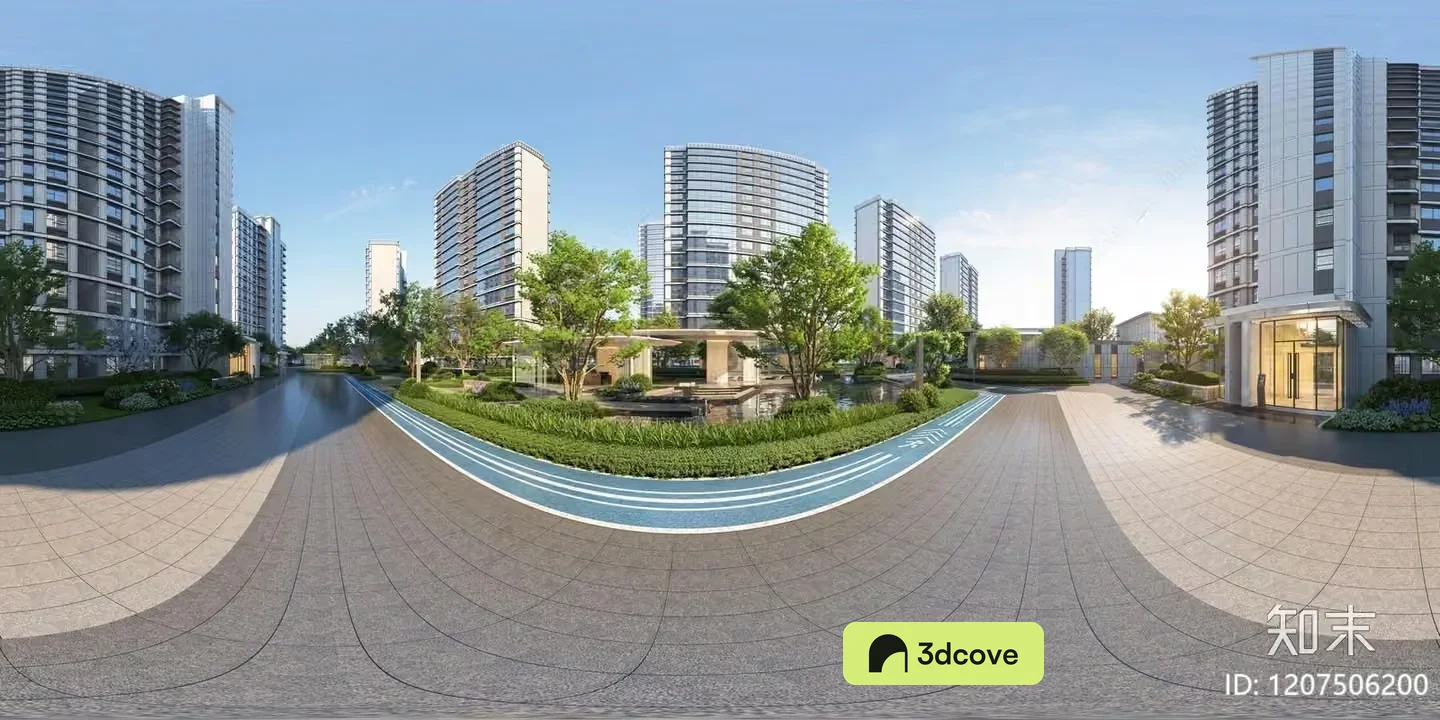 Urban High-Rise Residential Area