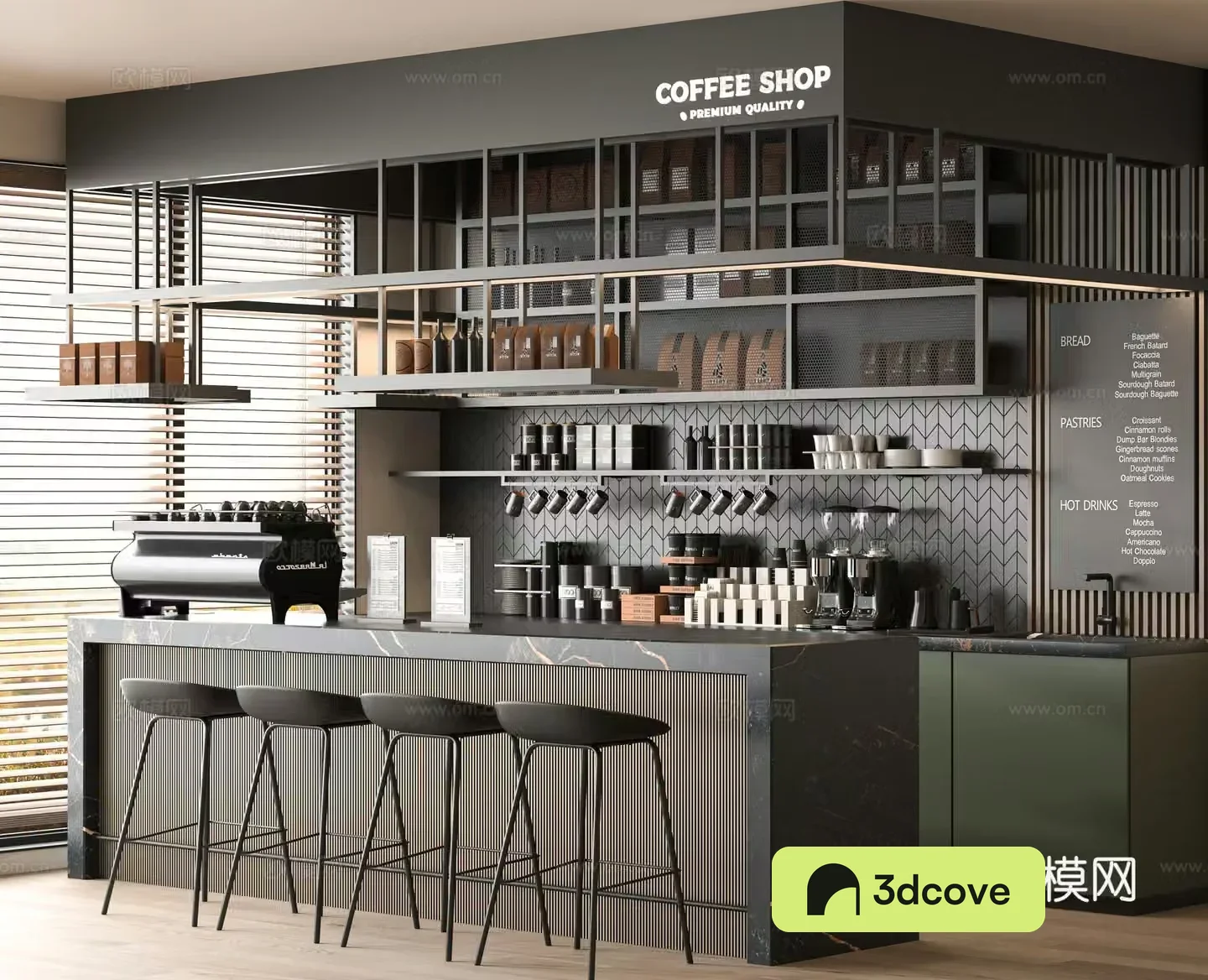 Modern cafe