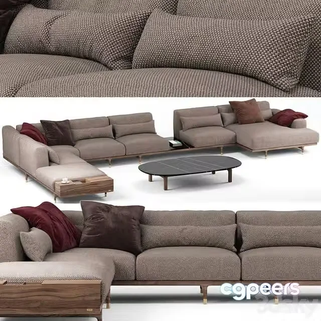3ds Max Free – Argo sofa – Porada