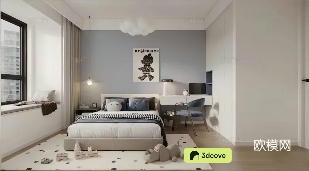 Modern children’s room boys room