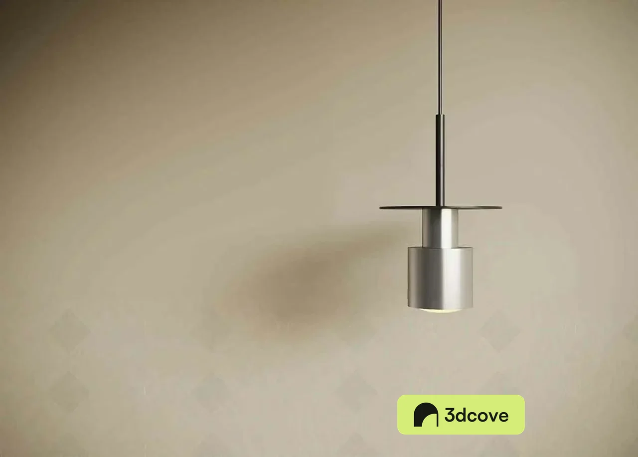 Modern Silver Light Fixture