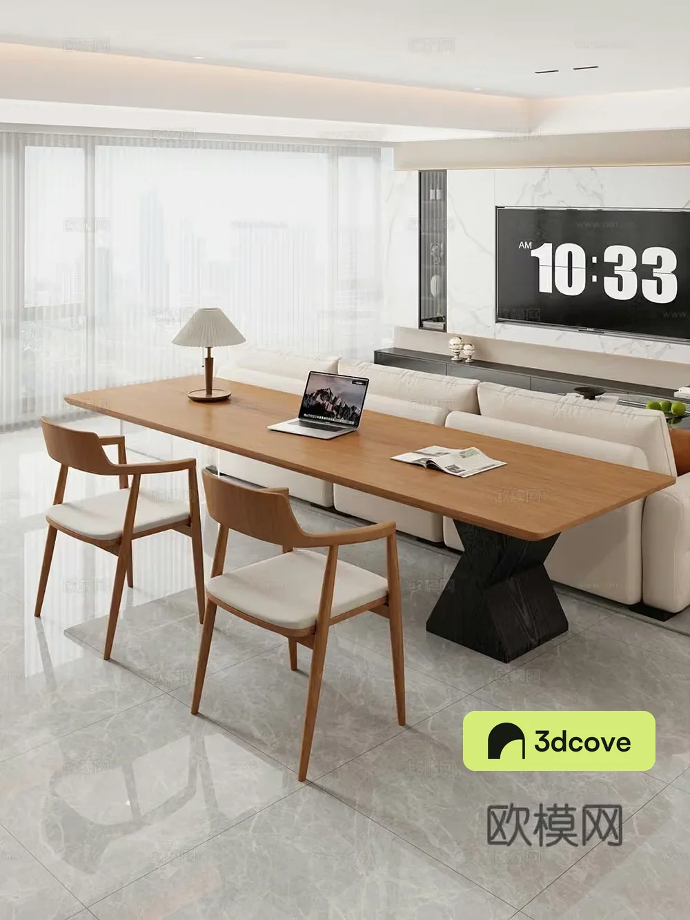 Current horizontal hall table tea table big table desk computer desk simple desk