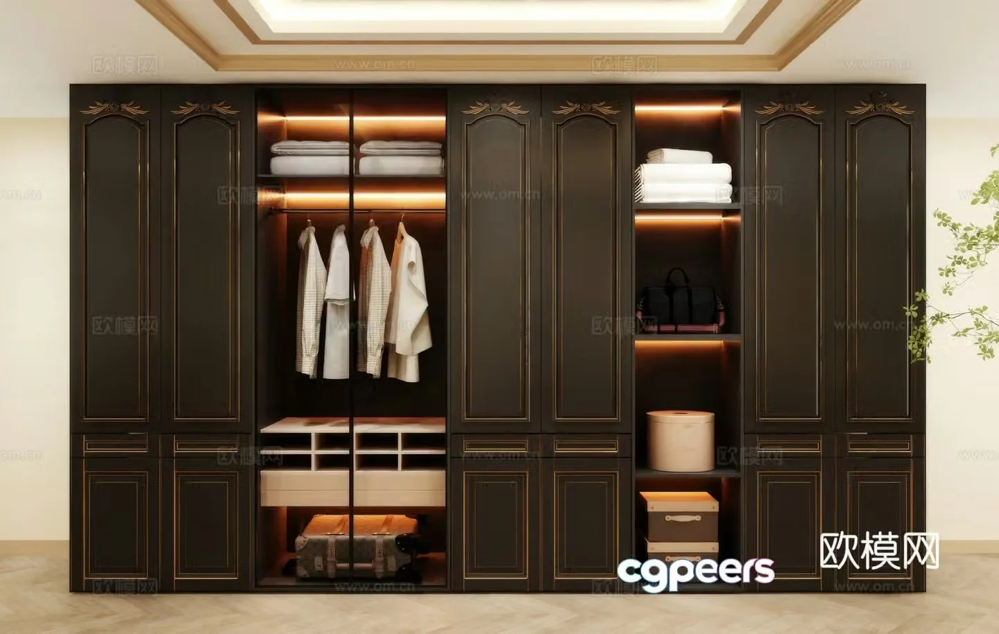 Wardrobe design Wardrobe renderings Wardrobe wardrobe design Wardrobe cabinet 3d model