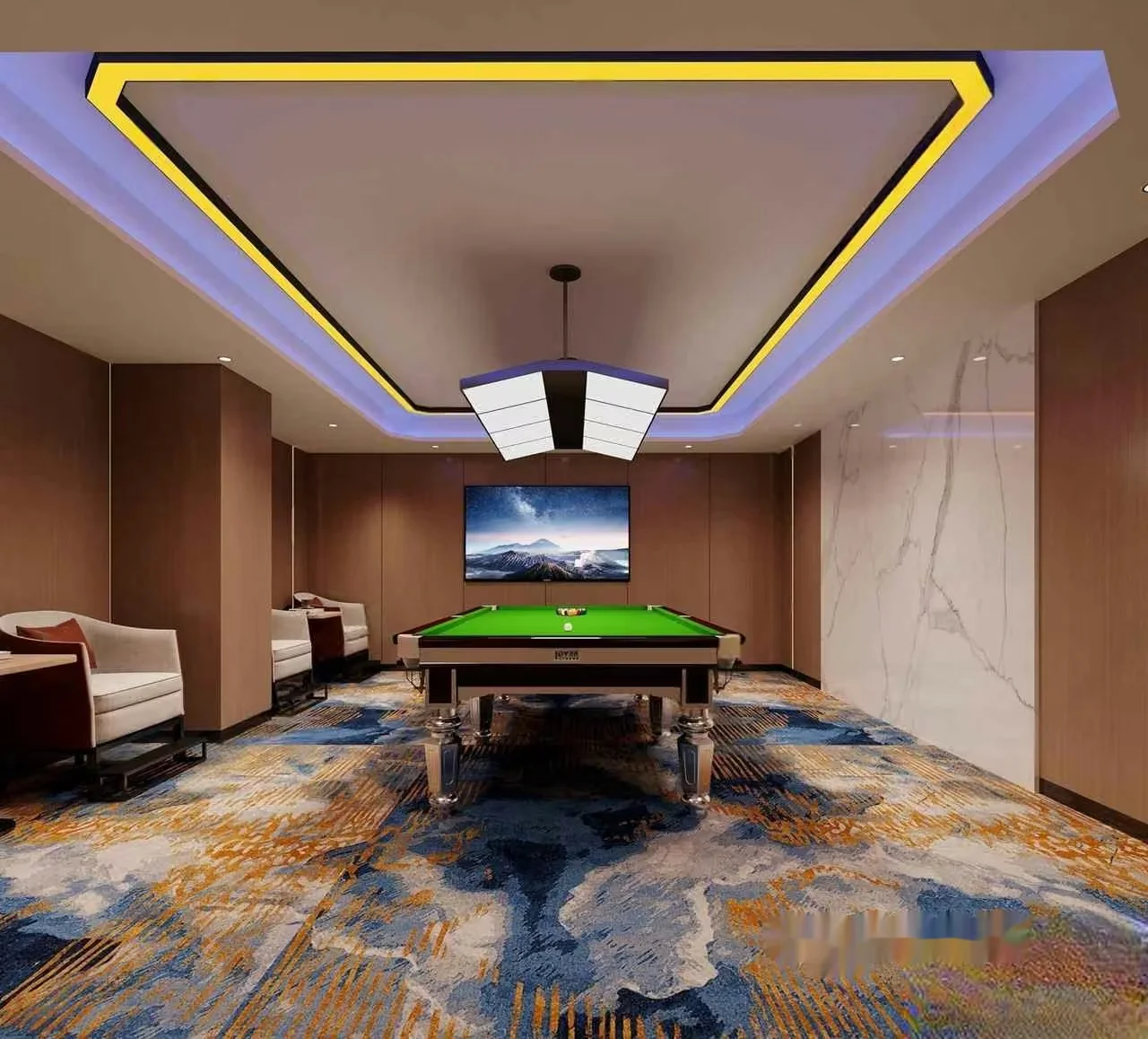 A Pool Table 3D Model – 7976 – CORONA Render