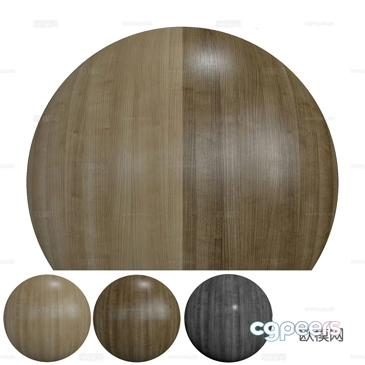 Modern Italian wood grain wood veneer 3d model