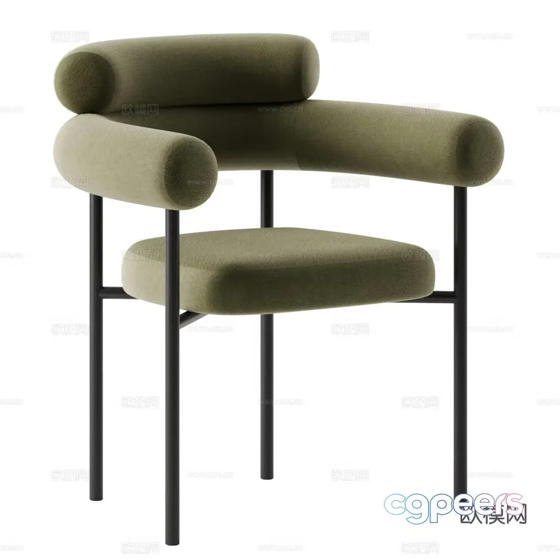 Modern Italian extremely simple chair 3d model