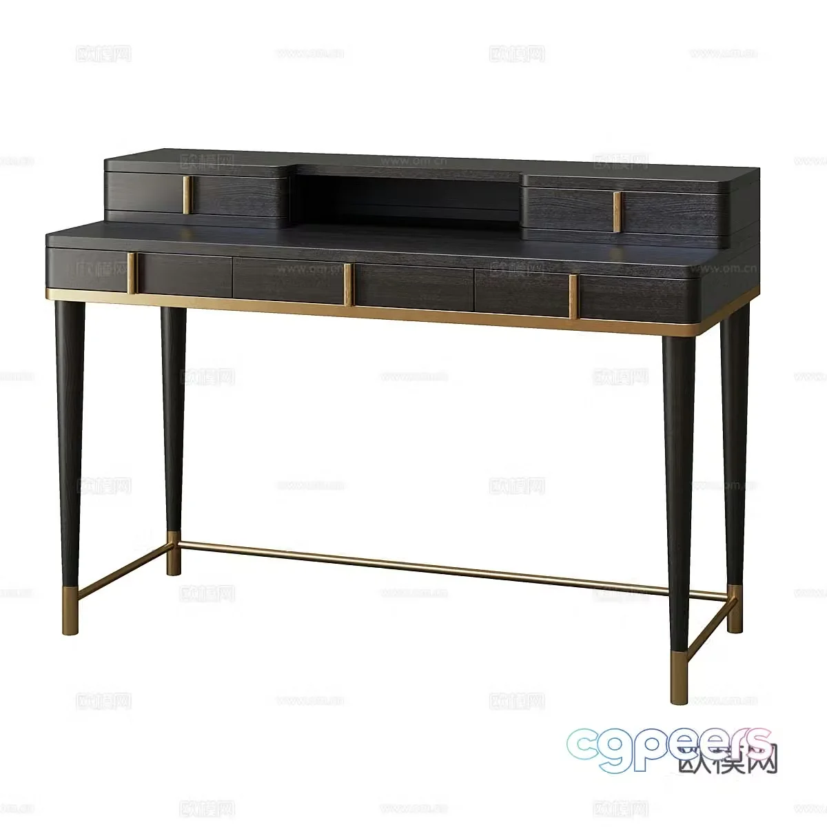 New Chinese light luxury Oasis Group Dama dressing table 3D model