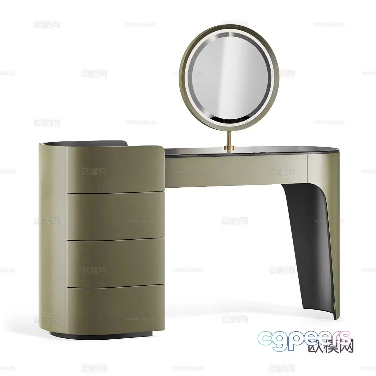Modern dressing table 3d model