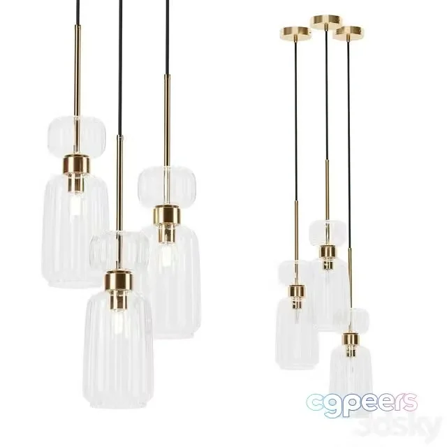 3ds Max Free – Escada Gloss pendant combination