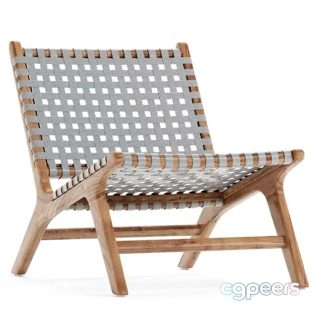 3ds Max Free – Strap Girona Outdoor Accent Chairs