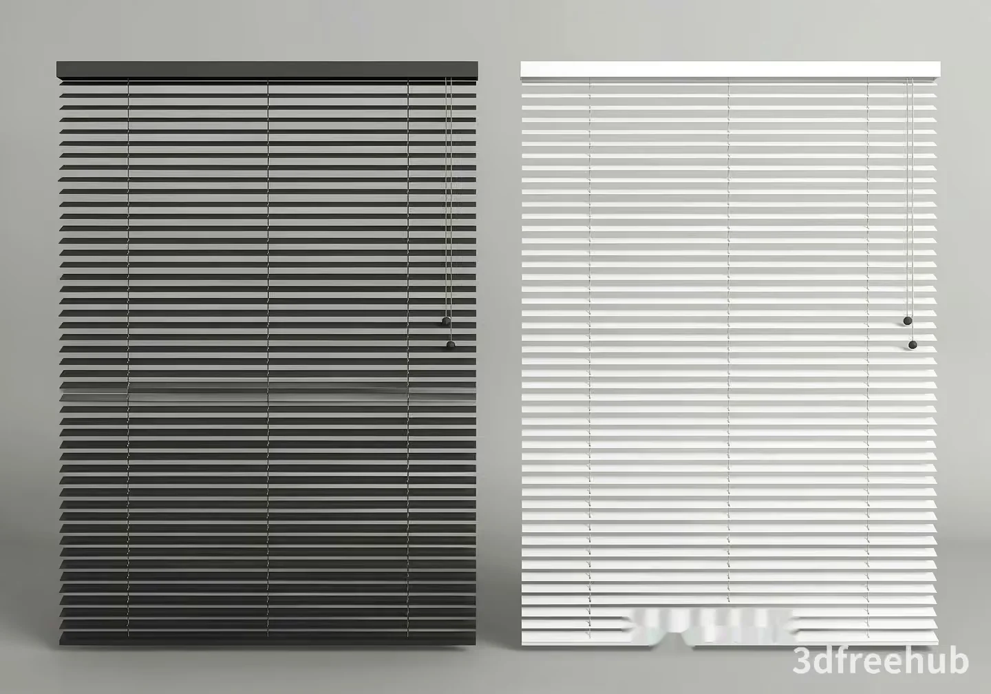 A Set Of Blinds 3D Model – 21575 – VRAY Render