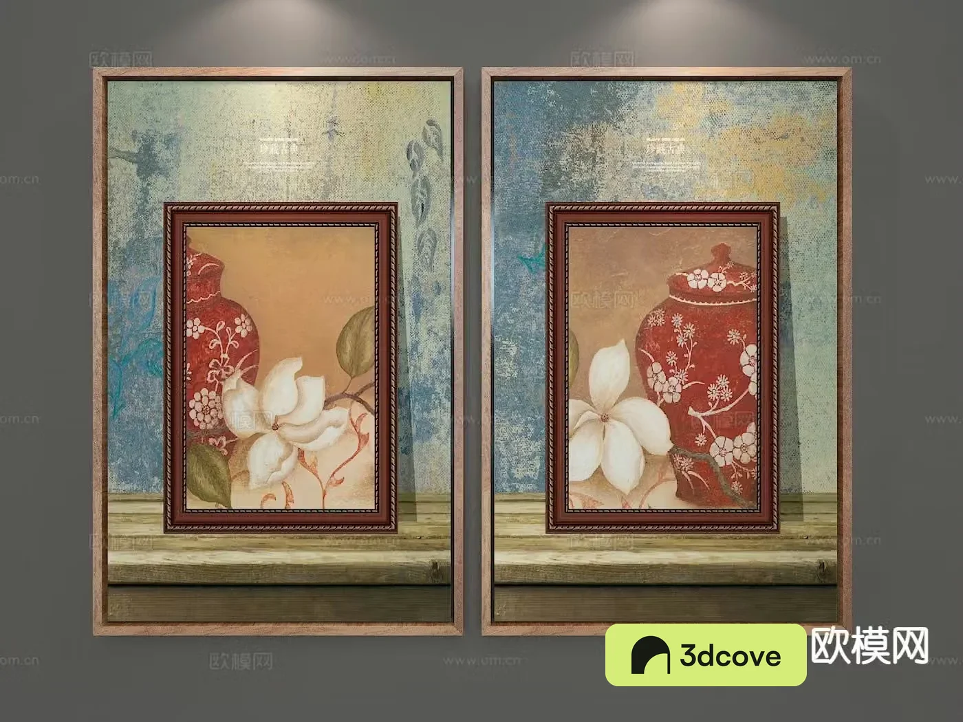 American decorative painting Zen hanging painting