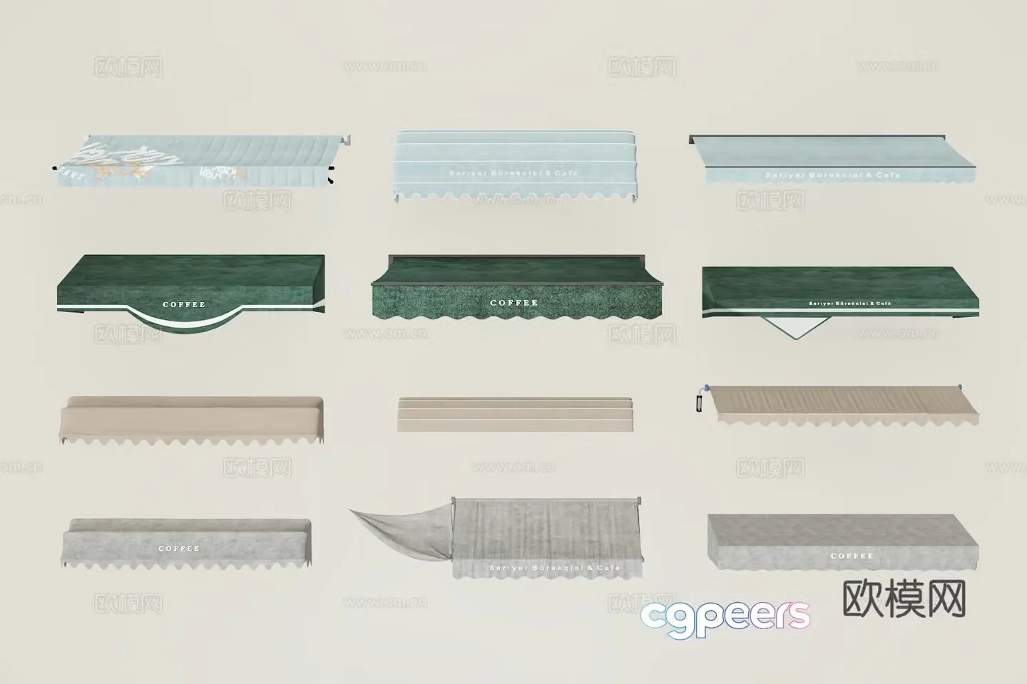 awning awning awning 3d model