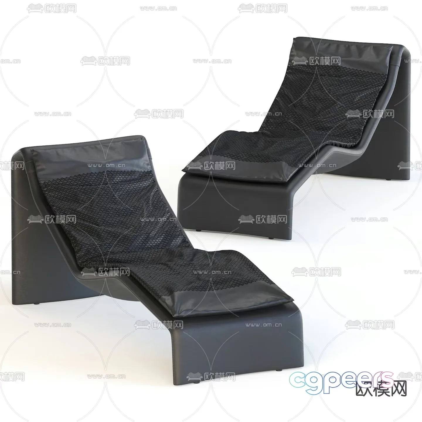 Modern Lounge Chairs 3D Model – 3166 – VRAY Render