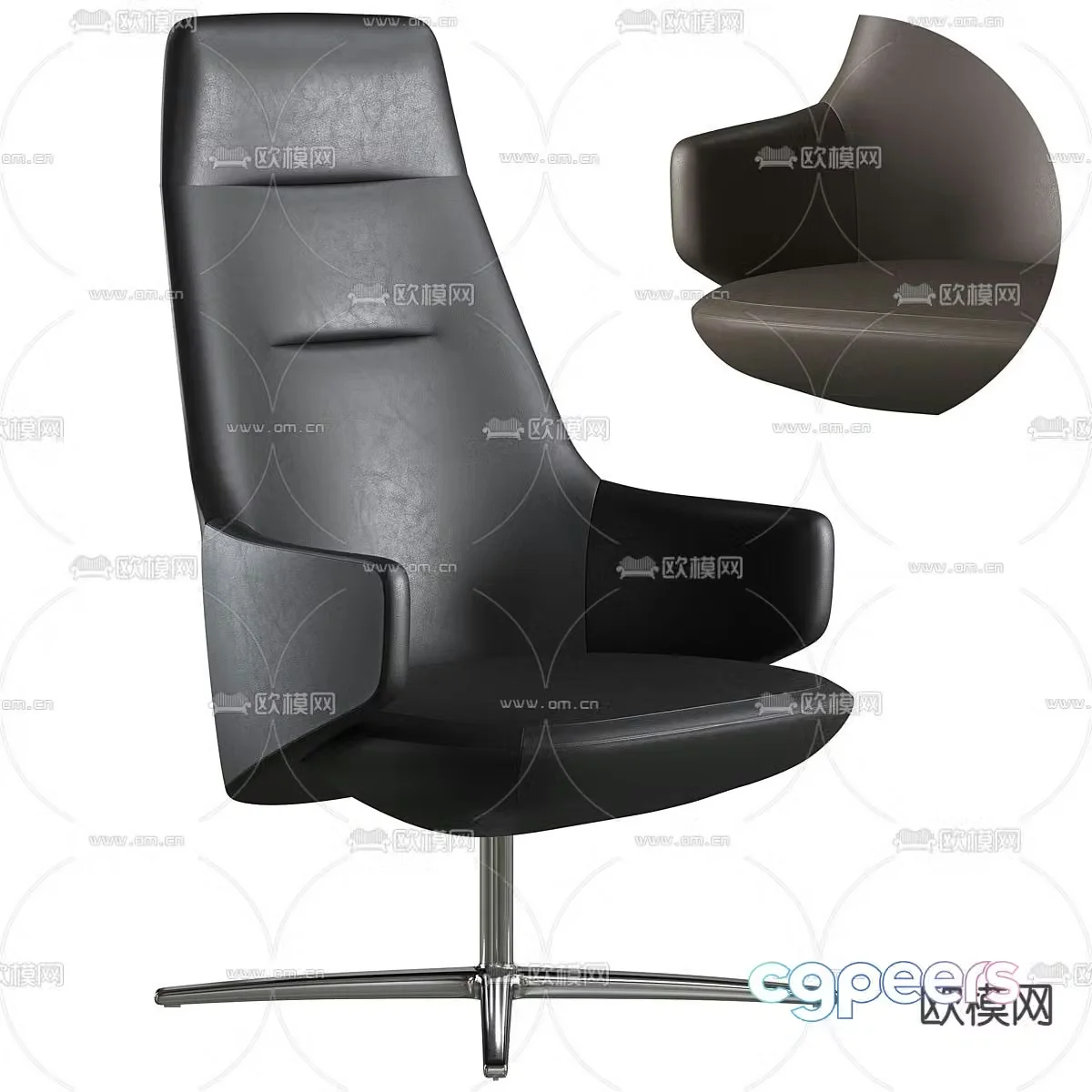 Office chair executive chair boss chair 3d model