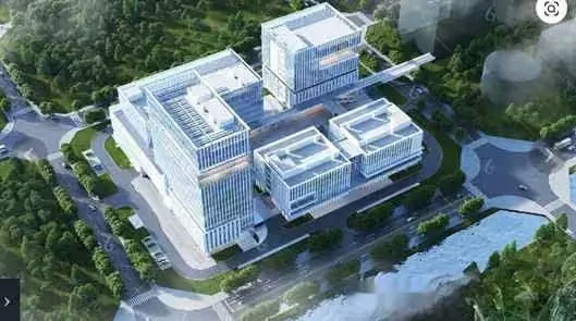 Aerial View Of A Large Building Complex 3D Model – 17498 – VRAY Render