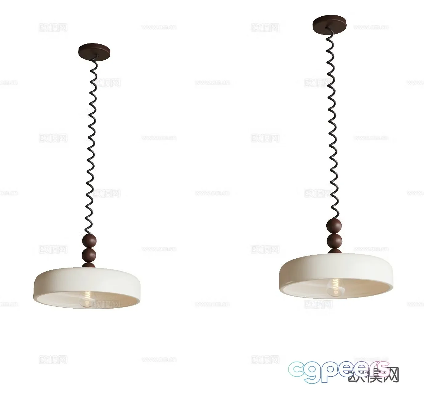 Modern medieval style chandelier Bedroom chandelier Bedside chandelier Restaurant chandelier 3D model